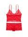 Красная пижама Victoria's Secret 301557945 майка-топ и шорты 301557945 фото 3