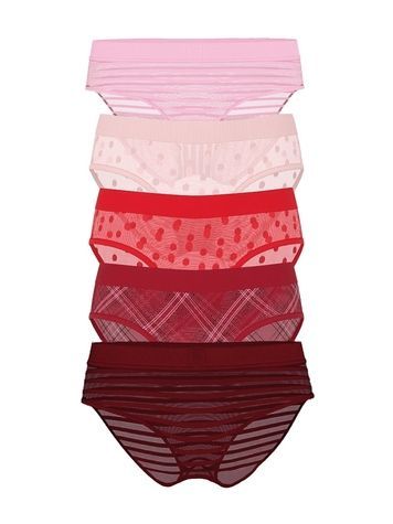 Набір жіночих трусиків (5шт) Victoria's Secret 207526351 207526351 фото