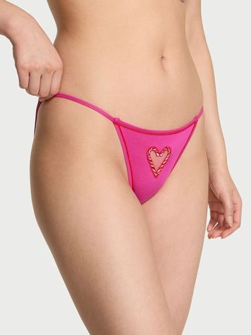Жіночі трусики Бікіні PINK від Victoria's Secret 766934310 рожеві 766934310 фото