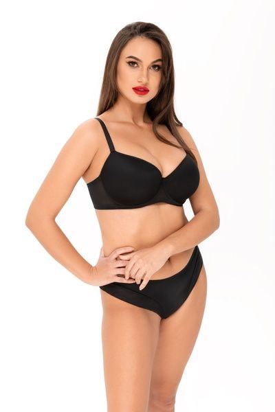 Бюстгальтер балконет на косточках Kalyna MONICA 5183 чёрный 5183_чорний фото