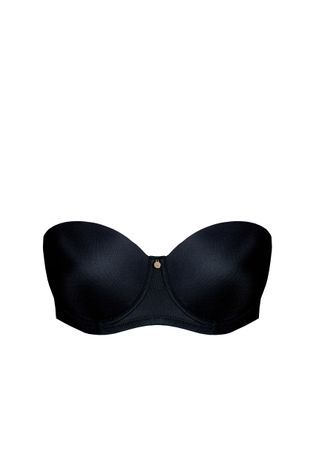 Бюстгальтер балконет push-up без косточек Kalyna ANGELIKA 5259 чёрный 5259_чорний фото