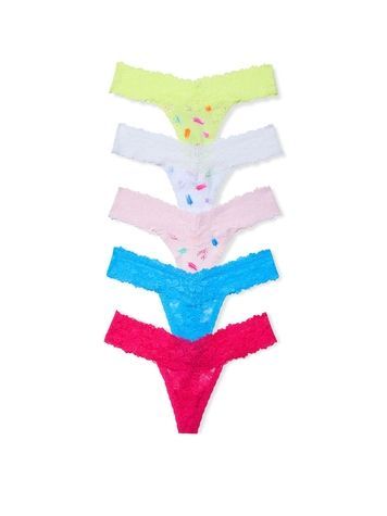 Набір трусиків Танга PINK від Victoria's Secret 305681661 (5шт) 305681661 фото