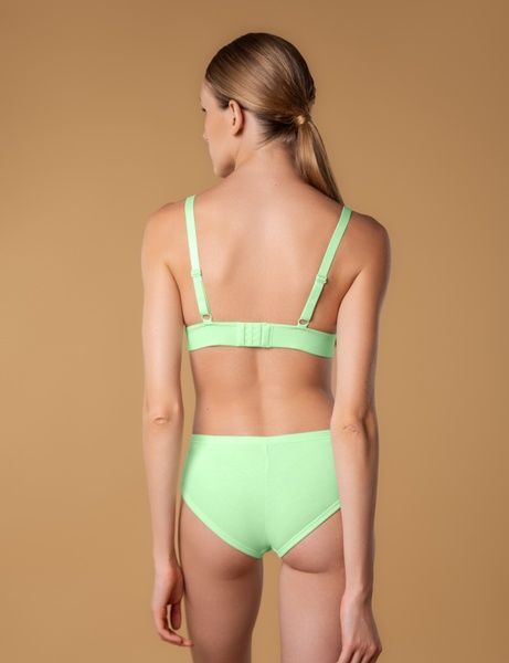 Бюстгальтер з трикутною чашкою brabrabra SLZ25301014 без косточек SLZ25301014_м'ята фото