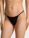 Кружевные трусики Танга Victoria's Secret 346436780 черные 346436780 фото 1