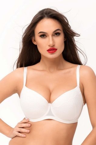 Мереживний бюстгальтер балконет Kalyna MONICA 5174 молочний 5174_молочний фото