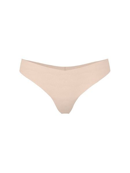 Бесшовные трусики Танга PINK от Victoria's Secret 365705795 бежевые 365705795 фото