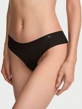 Бесшовные трусики Танга Victoria's Secret 303448186 черные 303448186 фото