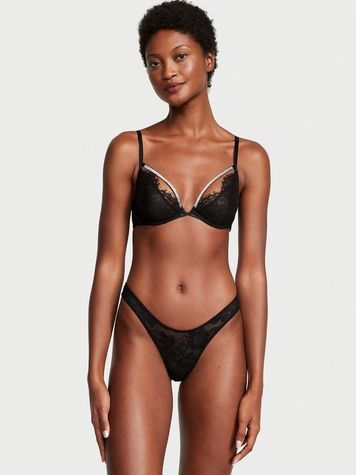 Кружевной бюстгальтер Victoria's Secret 485522541 с мягкими чашками 485522541 фото