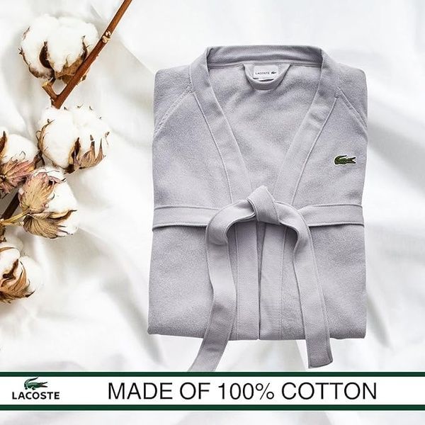 Чоловічий Халат чоловічий Lacoste 426647314 Сірий 426647314 фото