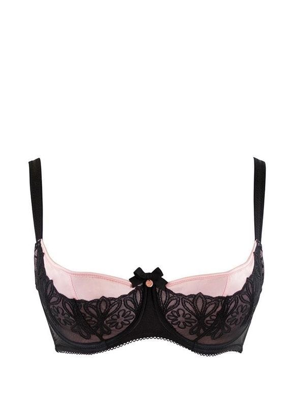 Бюстгальтер Scantilly ST2501 с формованной чашкой на косточках ST2501_чорний кристал фото