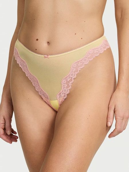 Комплект белья Victoria's Secret 377438742 бюстгальтер и трусики танга 377438742 фото