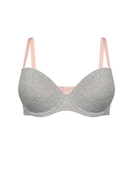 Бюстгальтер brabrabra SLZ23301076 з Push-up на кісточках SLZ23301076_сірий фото