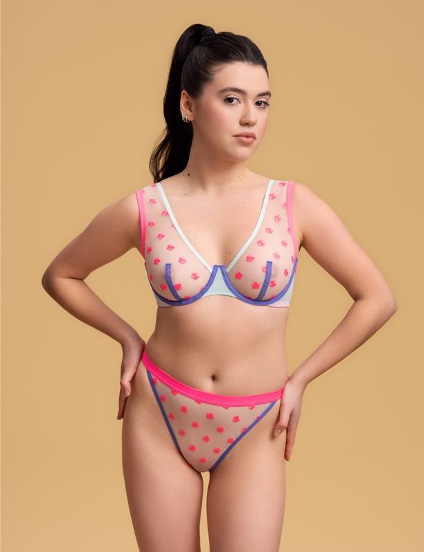 Трусики танга brabrabra SLZ28102005 мятный SLZ28102005_м'ята фото