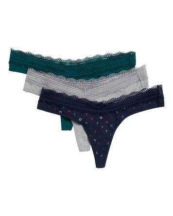 Набор кружевных трусиков танга (3шт) Tommy Hilfiger 803140992 803140992 фото