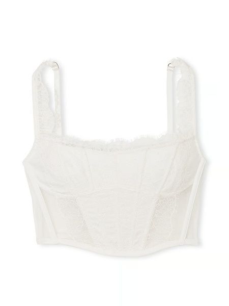 Корсетний топ Victoria's Secret 597514869 Молочний 597514869 фото