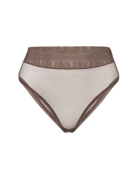 Трусики слипы brabrabra SLZ26202321 с высокой талией &mdash; Уценка (дефект) SLZ26202321(д)_мокко фото