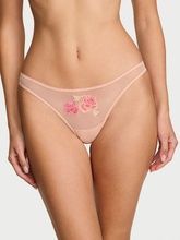 Жіночі трусики Танга Victoria's Secret 741663482 помаранчеві 741663482 фото