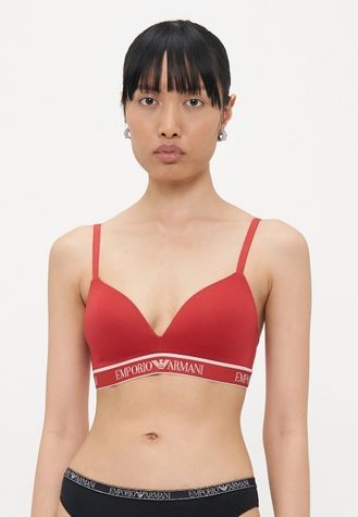 Бюстгальтер без косточек Emporio Armani 679634646 с формованной чашкой 679634646 фото