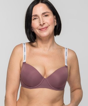 Бюстгальтер brabrabra SLZ19801176 с Push-up на косточках &mdash; Уценка (дефект) SLZ19801176(д)_виноград фото