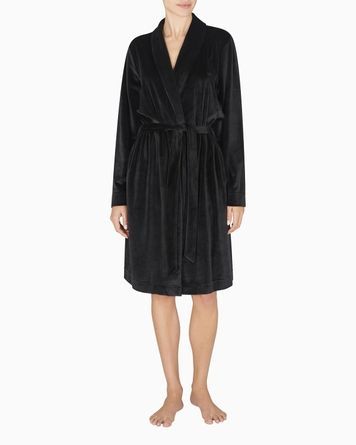 Жіночий халат Emporio Armani 64158245 чорний 64158245 фото