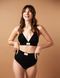 Бюстгальтер з трикутною чашкою brabrabra SLZ25301014 без кісточок SLZ25301014_чорний фото 1