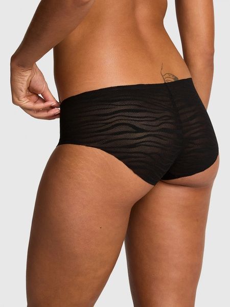 Безшовні трусики Хіпстери PINK від Victoria's Secret 404634674 чорні 404634674 фото