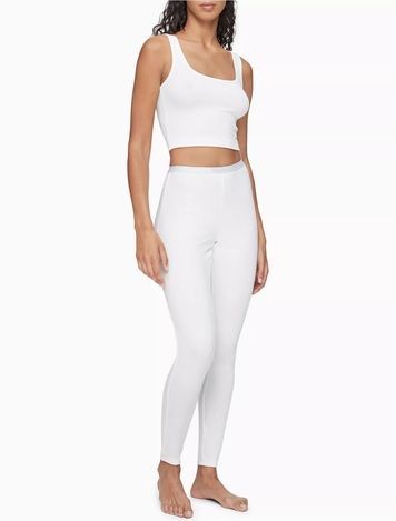 Біла Піжама Calvin Klein 746826793 Майка і лосини 746826793 фото