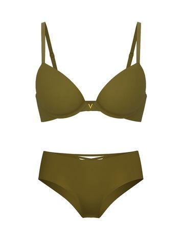 Комплект жіночої білизни Victoria's Secret 584648155 Зелений 584648155 фото