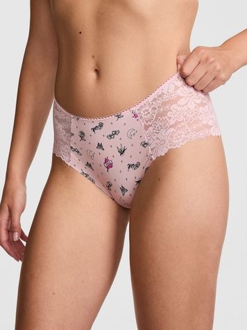 Бесшовные трусики Чики PINK от Victoria's Secret 299865818 розовые 299865818 фото