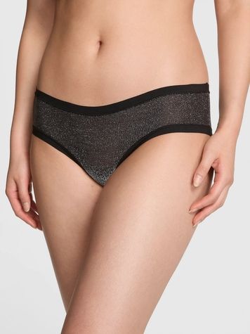 Безшовні трусики Чіки PINK від Victoria's Secret 960246474 чорні 960246474 фото