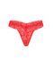 Кружевные трусики Танга Victoria's Secret 833608757 красные 833608757 фото 3
