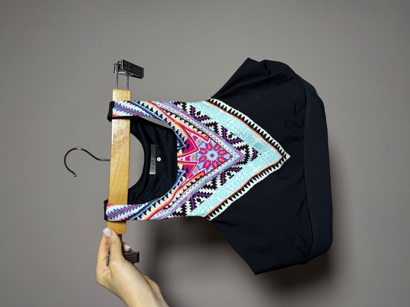 Купальний топ Seafolly 30948-027 без кісточок 30948-027_чорний фото