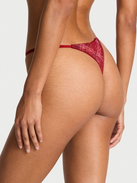 Женские трусики Танга Victoria's Secret 847350760 красные 847350760 фото
