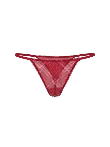 Женские трусики Танга Victoria's Secret 847350760 красные 847350760 фото