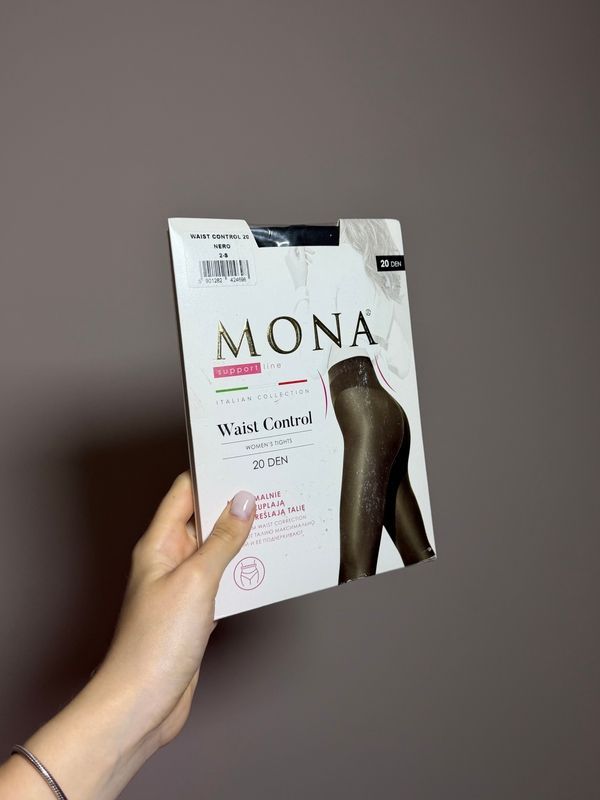 Колготки коригуючі MONA WAIST CONTROL 20 Den nuage WAIST_CONTROL_20_nero фото