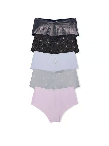 Набор бесшовных трусиков Чики Victoria's Secret 958980206 (5шт) 958980206 фото