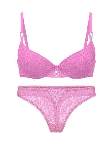Комплект жіночої білизни Victoria's Secret 915628191 рожевий 915628191 фото