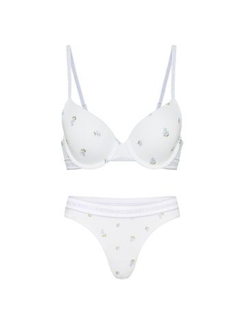 Комплект жіночої білизни Victoria's Secret 11926697 білий 11926697 фото