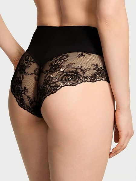 Комлпект білизни Victoria's Secret 373478250 бюстгальтер і високі трусики 373478250 фото