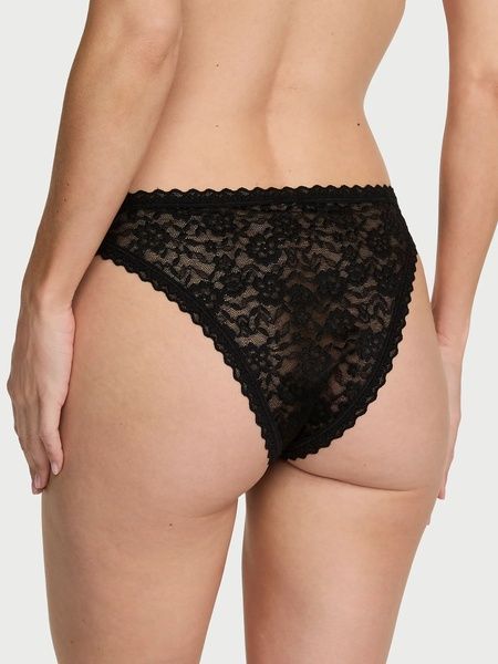 Кружевные трусики Брифы Victoria's Secret 517139893 черные 517139893 фото