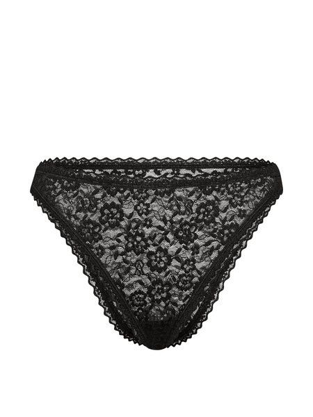 Кружевные трусики Брифы Victoria's Secret 517139893 черные 517139893 фото