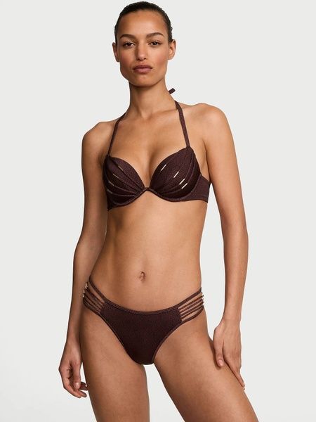 Раздельный купальник Victoria's Secret 161107974 топ и бразильяны 161107974 фото