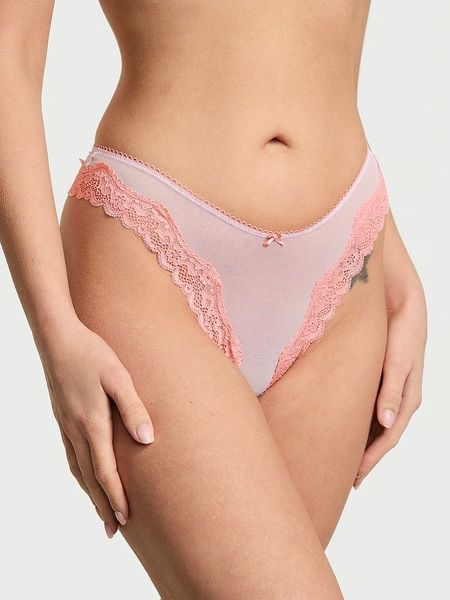 Комлпект білизни Victoria's Secret 151792689 бюстгальтер і трусики танга 151792689 фото