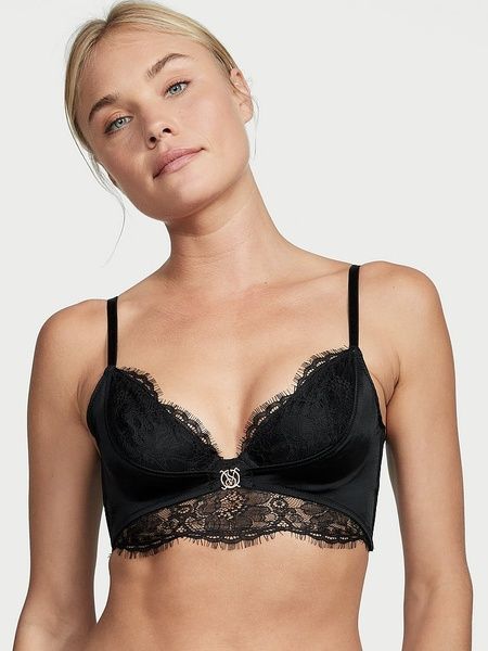 Комлпект білизни Victoria's Secret 373478250 бюстгальтер і високі трусики 373478250 фото