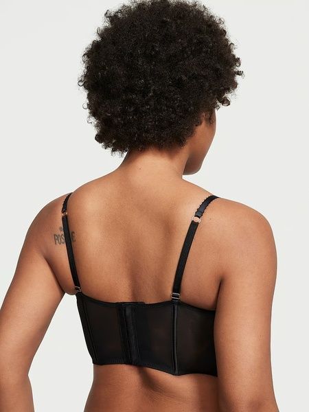 Бюстгальтер бюстьє Victoria's Secret 838601443 з ущільненою чашкою на кісточках 838601443 фото