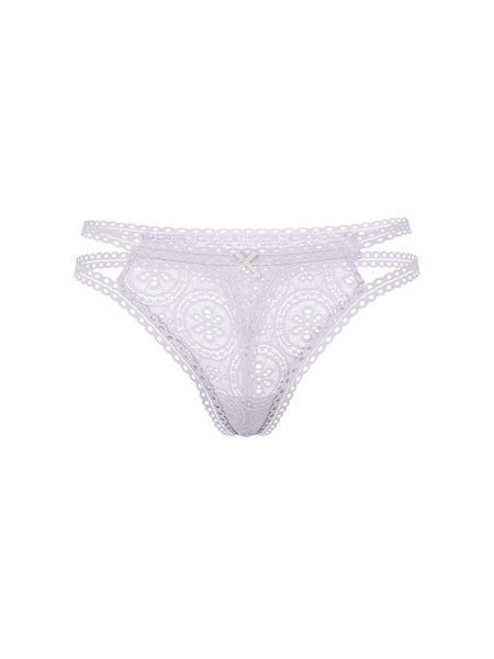 Мереживні трусики Танга PINK від Victoria's Secret 619062884 бузкові 619062884 фото