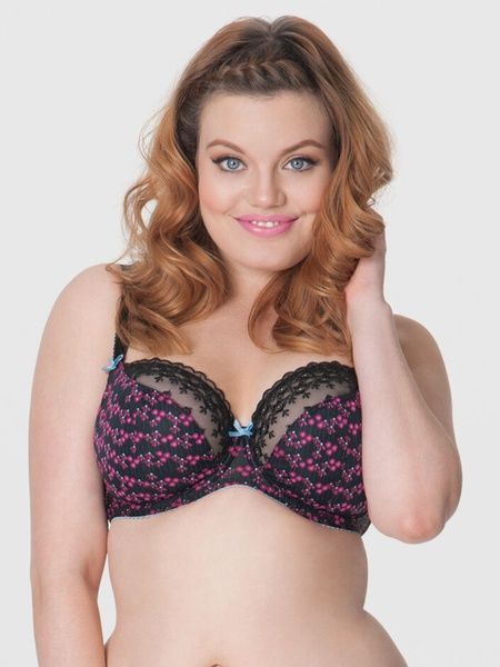 Бюстгальтер Curvy Kate CK5401 з м'якою чашкою на кісточках CK5401_квiтковий принт фото