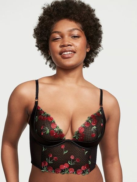 Бюстгальтер бюстьє Victoria's Secret 838601443 з ущільненою чашкою на кісточках 838601443 фото