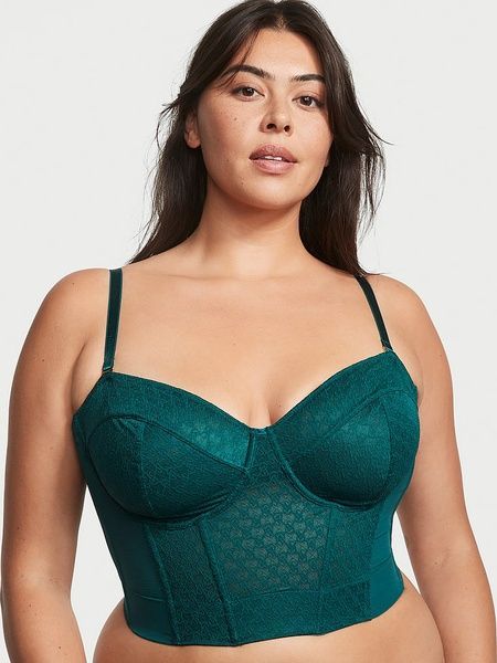 Комлект белья Victoria's Secret 958282610 бюст-корсет и трусики стринги 958282610 фото
