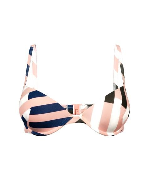Верх купальника brabrabra SO205002 з ущільненою чашкою SO205002_принт олива фото